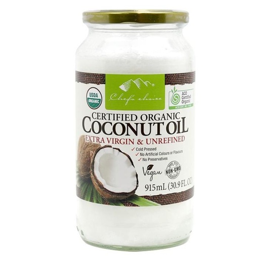 Organic Extra Virgin Coconut Oil 915ml