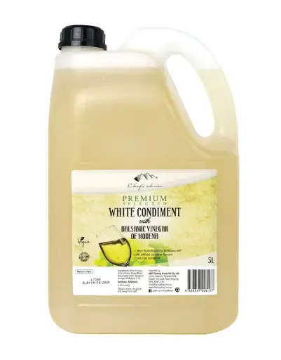 Chef's Choice White Condiment with Balsamic Vinegar 5L