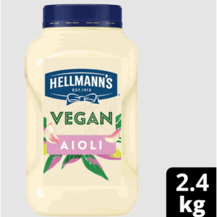 Hellmann's Vegan Aioli G/F 2.4kg