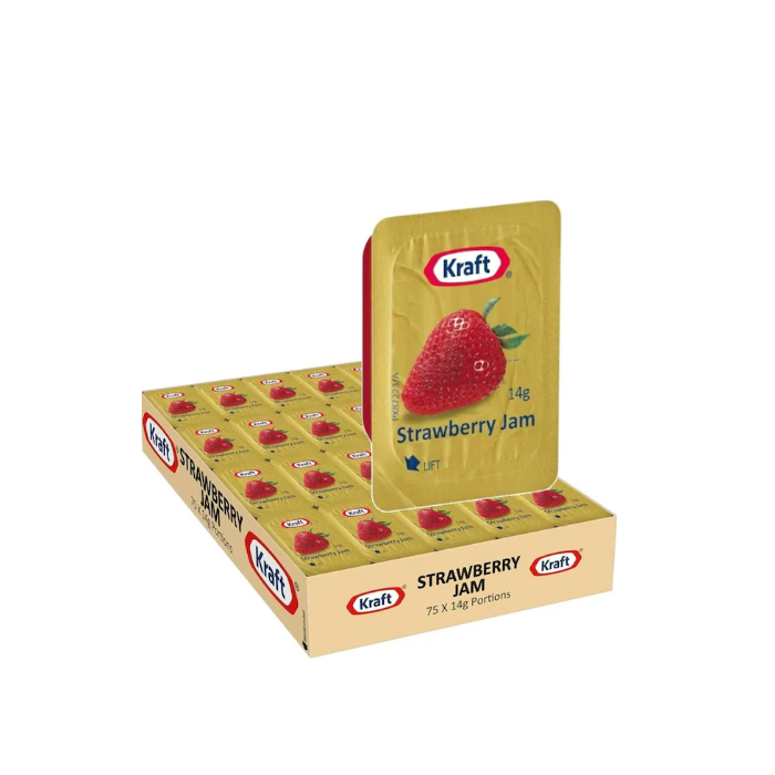 Strawberry Jam Portions 14grx75 - Kraft