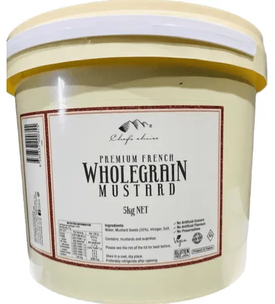 Chef's Choice Premium French Wholegrain(Seeded) Mustard 5kg