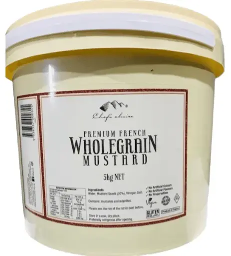 Chef's Choice Premium French Wholegrain(Seeded) Mustard 5kg