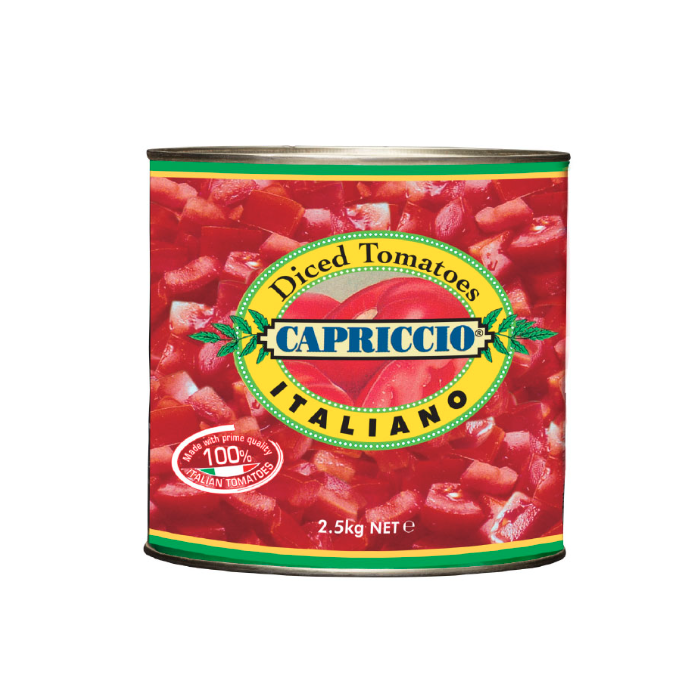 Tomatoes Diced 2.5Kg - Capriccio