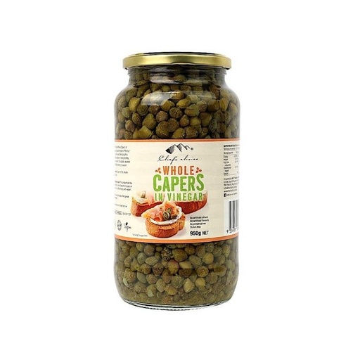 Chef's Choice Whole Capers in Vinegar 950gm