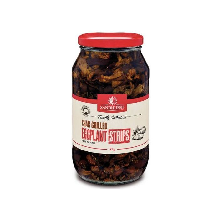 Char Grilled Eggplant Strips 2kg
