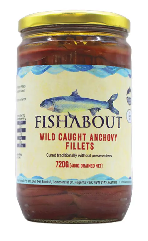 Fishabout Anchovies Fillets in oil 720gm