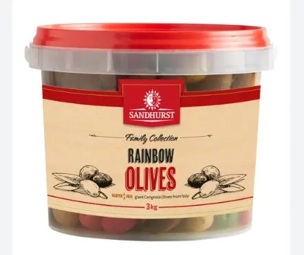 Sandhurst Whole Rainbow Olives 2kg