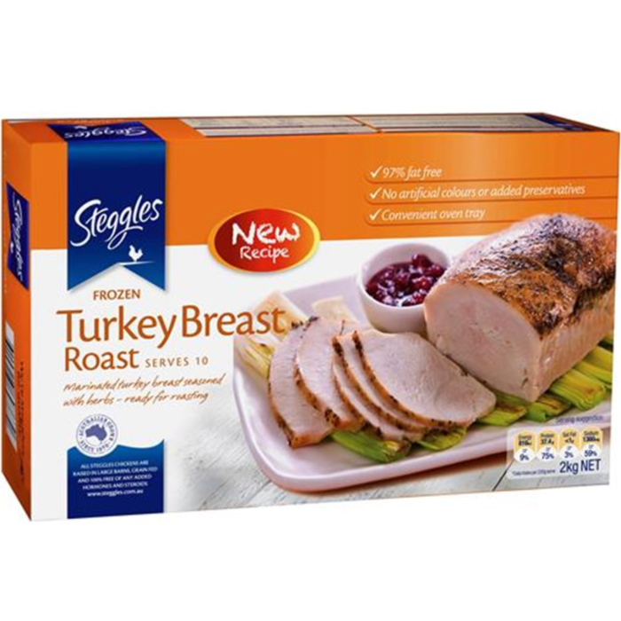 Steggles (69793) Turkey Fillet Royale Skin on 2kg