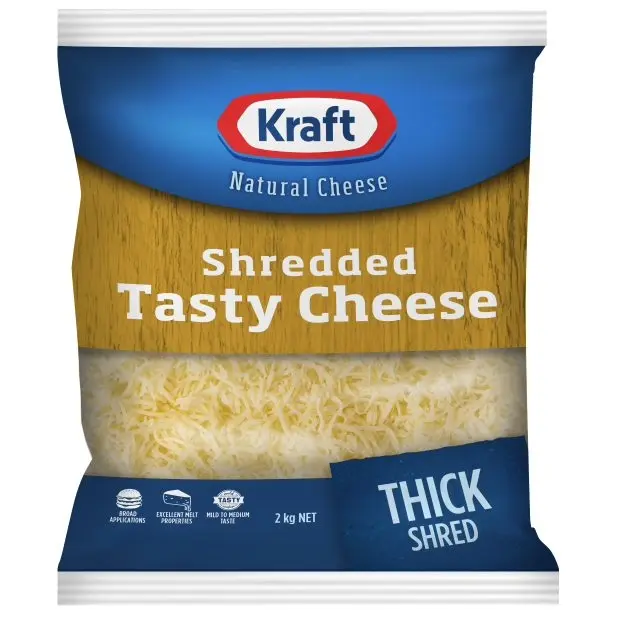 Kraft Tasty Shredded Cheddar Cheese 2kg