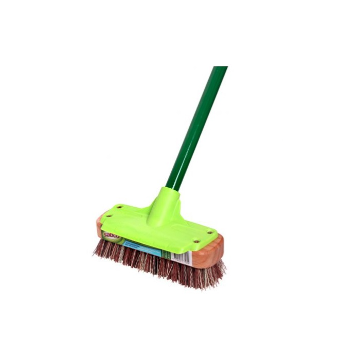 Deck Scrub Brush with Handle H/Duty