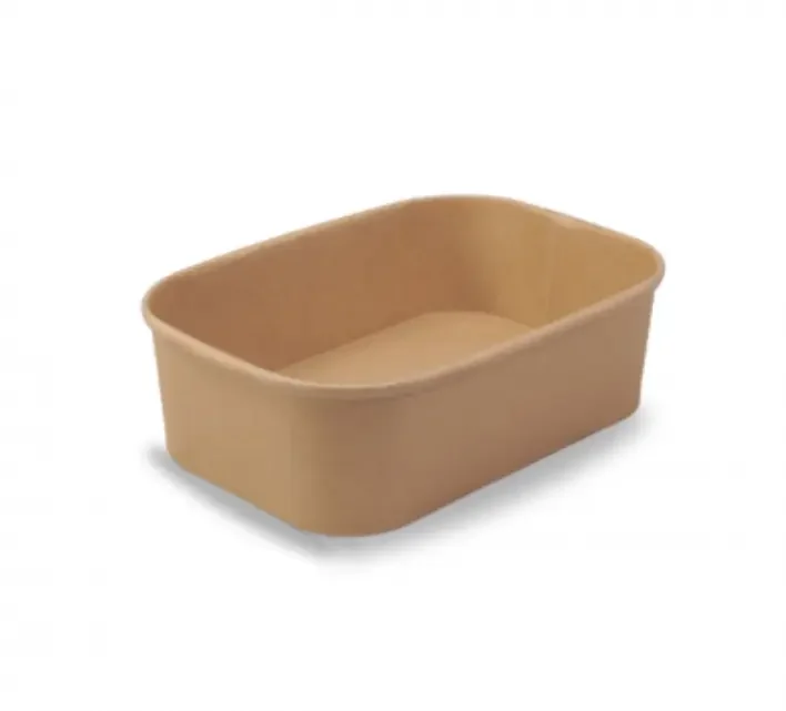 Earth Pack (EP-KRC750) Kraft Rectangle PLA Container 750ml x 300pcs