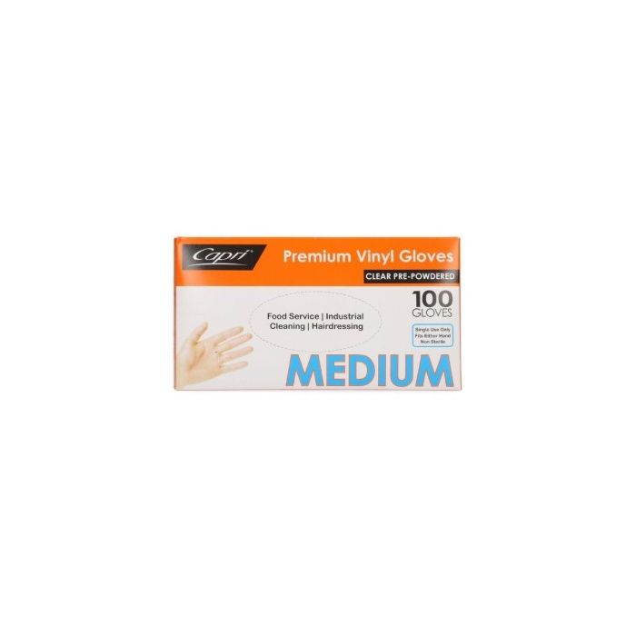Gloves (C-GV0002) Vinyl (Powdered) Medium 100pcs