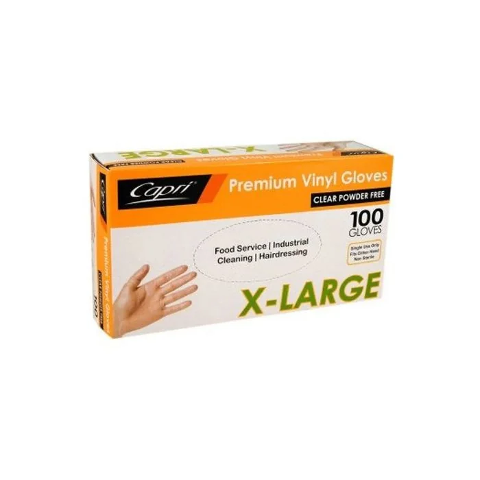 Gloves (C-GV0016) Powder Free Extra Large 100pcs