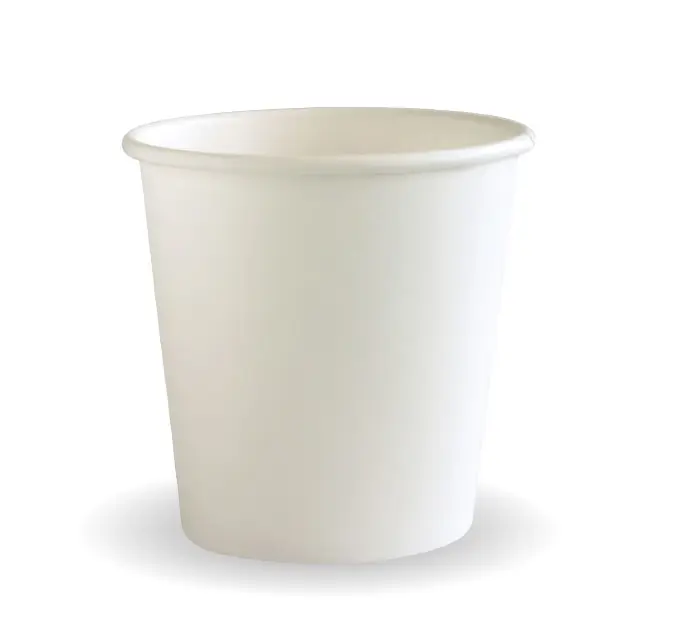 BioPak (BC-4W) Paper Hot Cups 4oz White 2000pcs