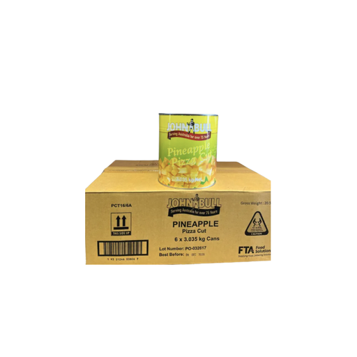 John Bull Pineapple Pizza Cut Light Syrup A10