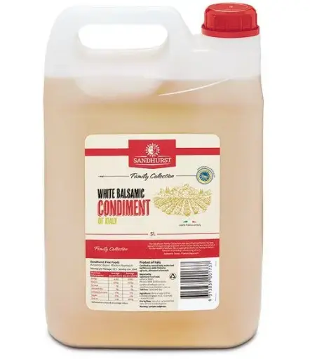 Sandhurst White Balsamic Condiment of Italy 5L