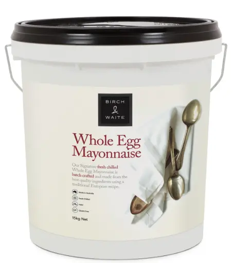 B&W Whole Egg Mayonnaise 15Kg