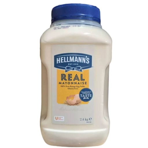 Hellman's Real Mayonnaise G/F 2.4kg