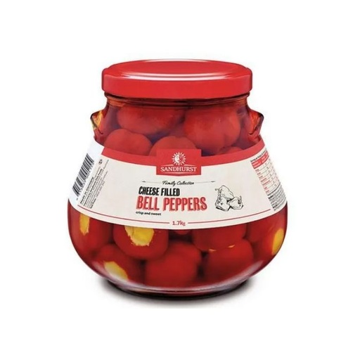 Sandhurst Stuffed Red Sweet Peppers With Cream Cheese 1.55kg