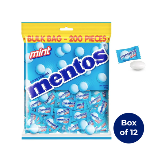 Mentos Mint Pillow Pack 540gr x 12