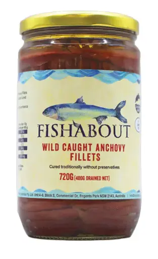 Fishabout Anchovies Fillets in oil 720gm