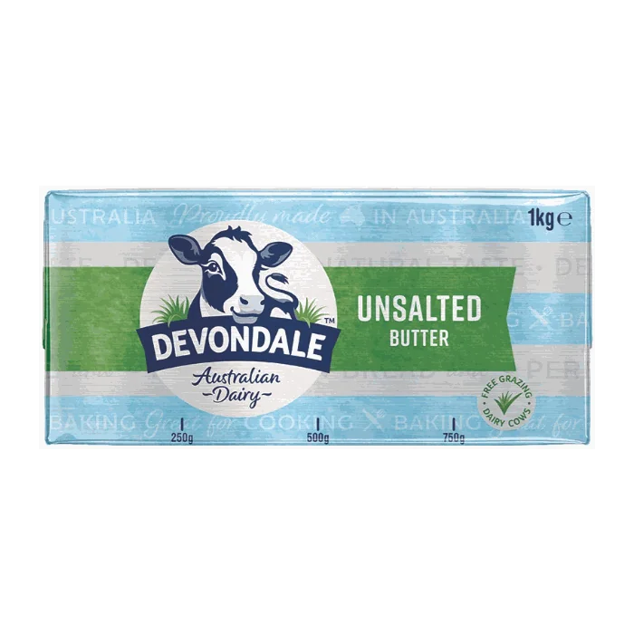 Devondale Unsalted Butter 1kg | My Website