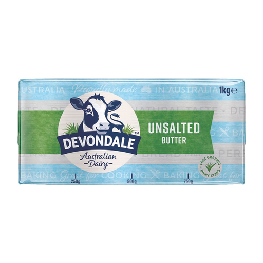 Devondale Unsalted Butter 1kg