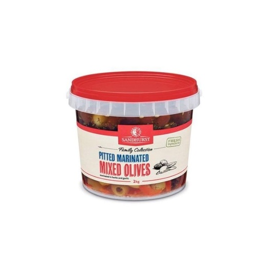 Sandhurst Pitted Marinated Mixed Olives 2kg