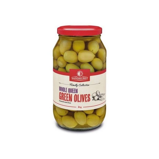 Sandhurst Whole Queen Green Olives 2kg