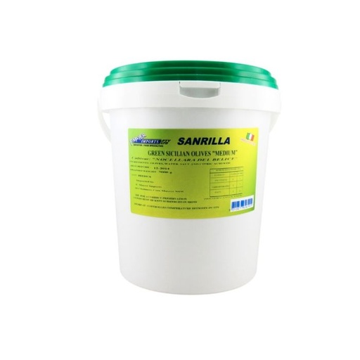 Sanrilla Sicilian Green Olives 5kg