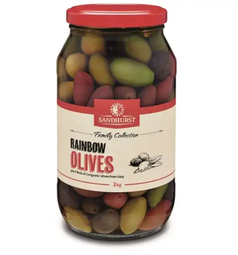 Whole Rainblow Olives 3kg