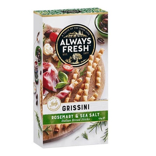 Grissini Stick 125g Sea Salt & Rosemary