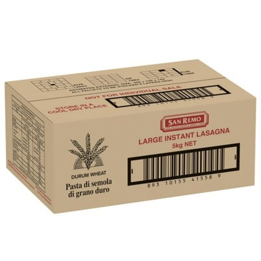 San Remo Large Instant Lasagna 5kg