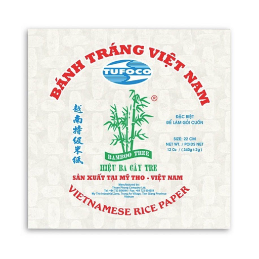 Rice Paper Square 22cm 340g