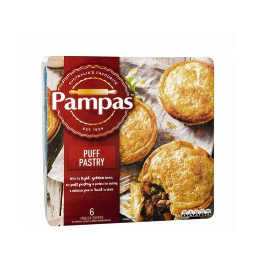 Puff Pastry 1kg(Frozen) - Pampas
