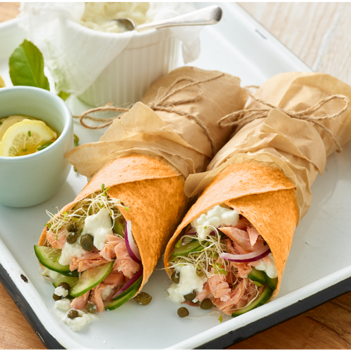 Mission (1215) 12" Tomato Flour Tortillas x12pcs