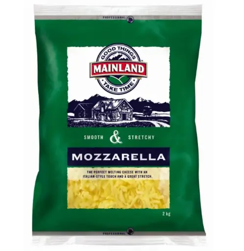 Mainland Mozzarella Shredded 2kg