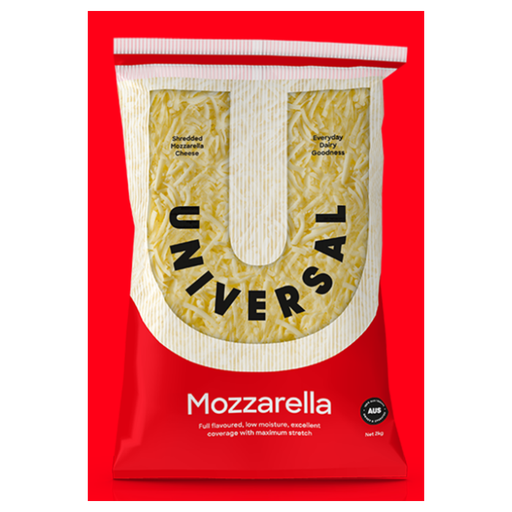 Universal Shredded Mozzarella 2kg