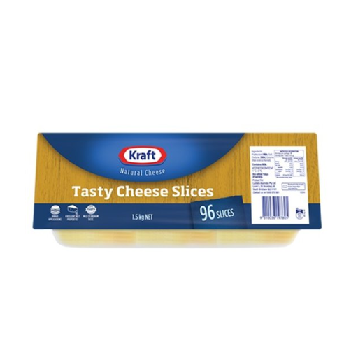 Tasty Cheese Slices(96) 1.5kg - Kraft