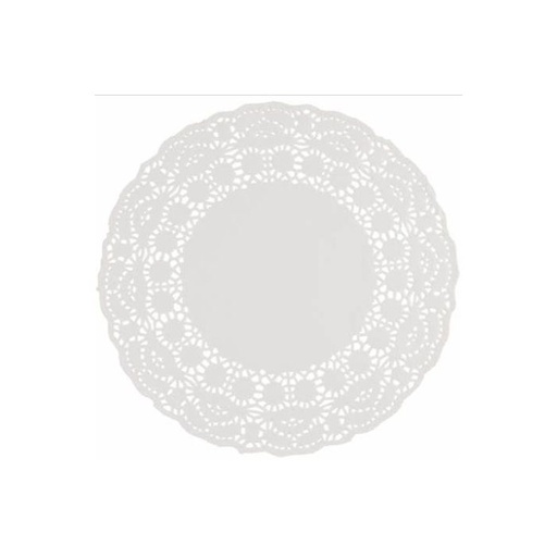Doyley Round White 8.5"(215mm) 24pcs x 12