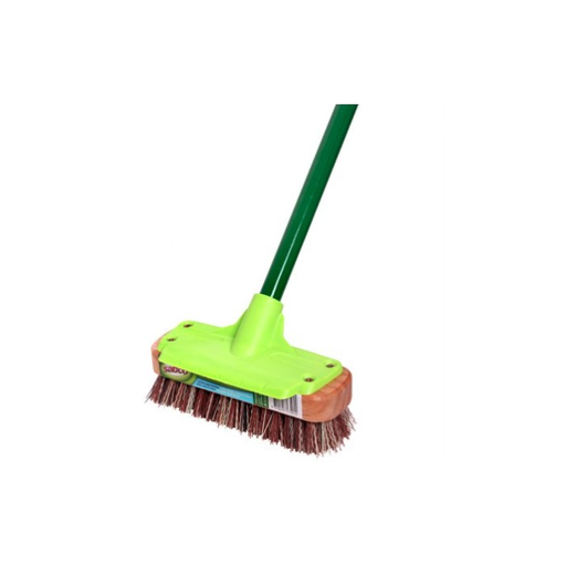 Deck Scrub Brush with Handle H/Duty