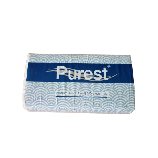 Purest (PUR-SL0001) Slimline Hand Towel White- 4000pc