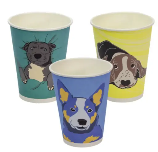 Coffee Cup (EC-HC0798) Eco Single Wall Art 16 oz  - 1000pcs
