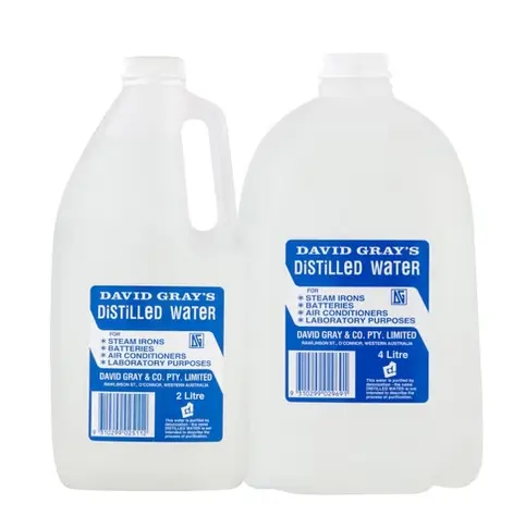 David Grays Distilled Water 4L