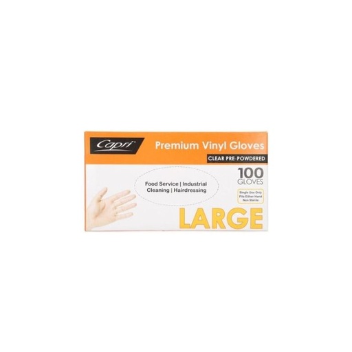 Gloves (C-GV0003) Vinyl (Powdered) Large 100pcs