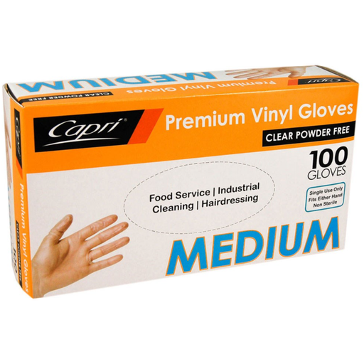 Gloves (C-GV0005) Powder Free Medium 100pcs