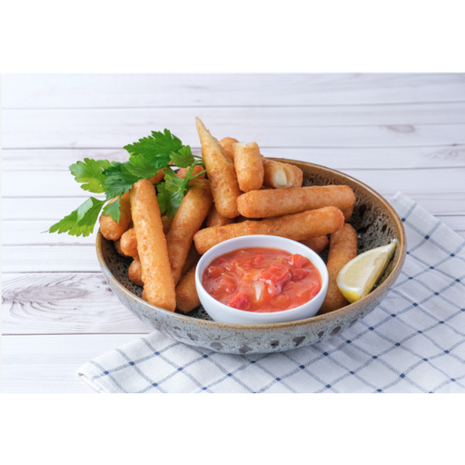BC Beer Battered Mozzarella Sticks 1kg
