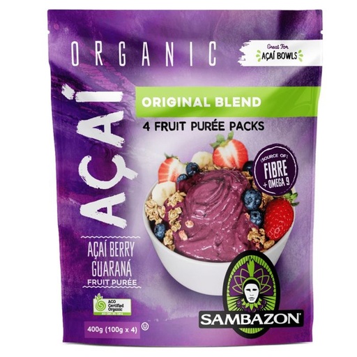 Sambazon Acai Original 4x100g