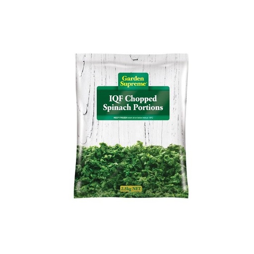 Spinach Chopped Frozen 2.5kg - GS