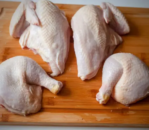 WHOLE  (10416) CHICKEN # 11 (NO SKIN) (CUT INTO 4 )
